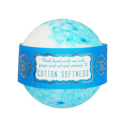 Bruisbal met zeezout katoen